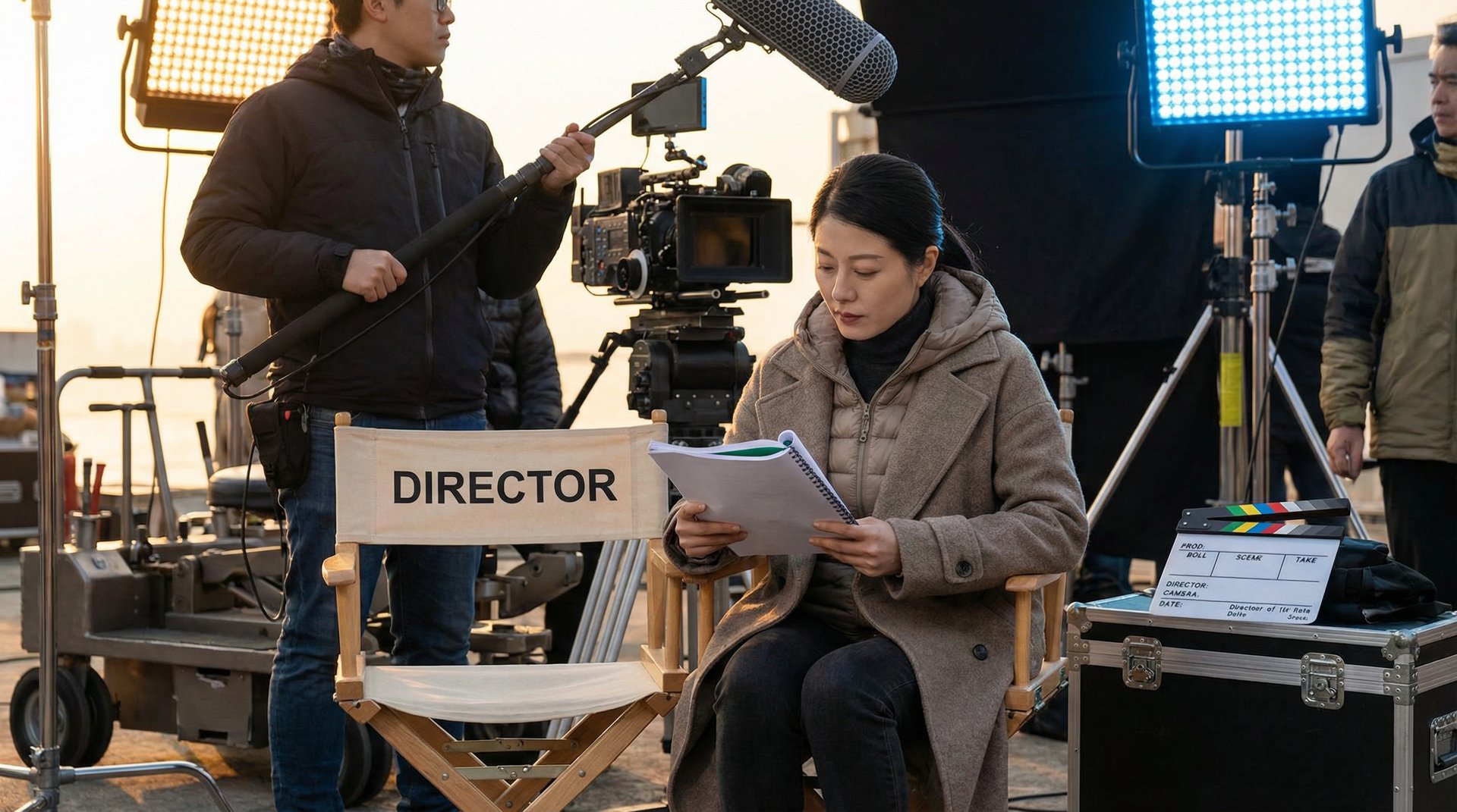 网红美女影视拍摄幕后花絮视频